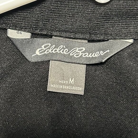 Eddie Bauer Black Men's Soft Shell Full Zip Jacket Size M - Picture 8 of 9